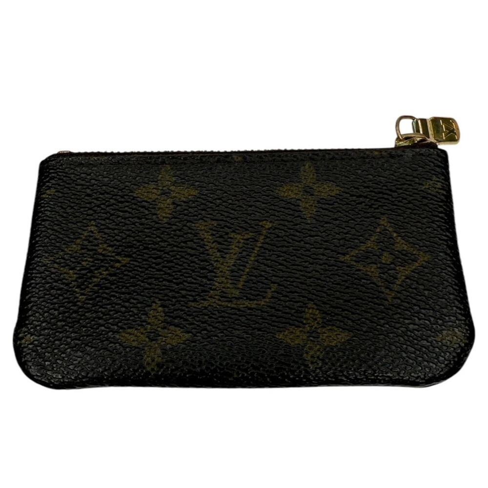 Louis Vuitton Pochette Clés Monogram Key Pouch Coin Purse Zippy LV Authentic - Picture 9 of 9
